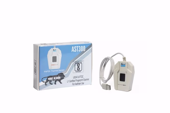 AST300 L1 fingerprint device with retail box